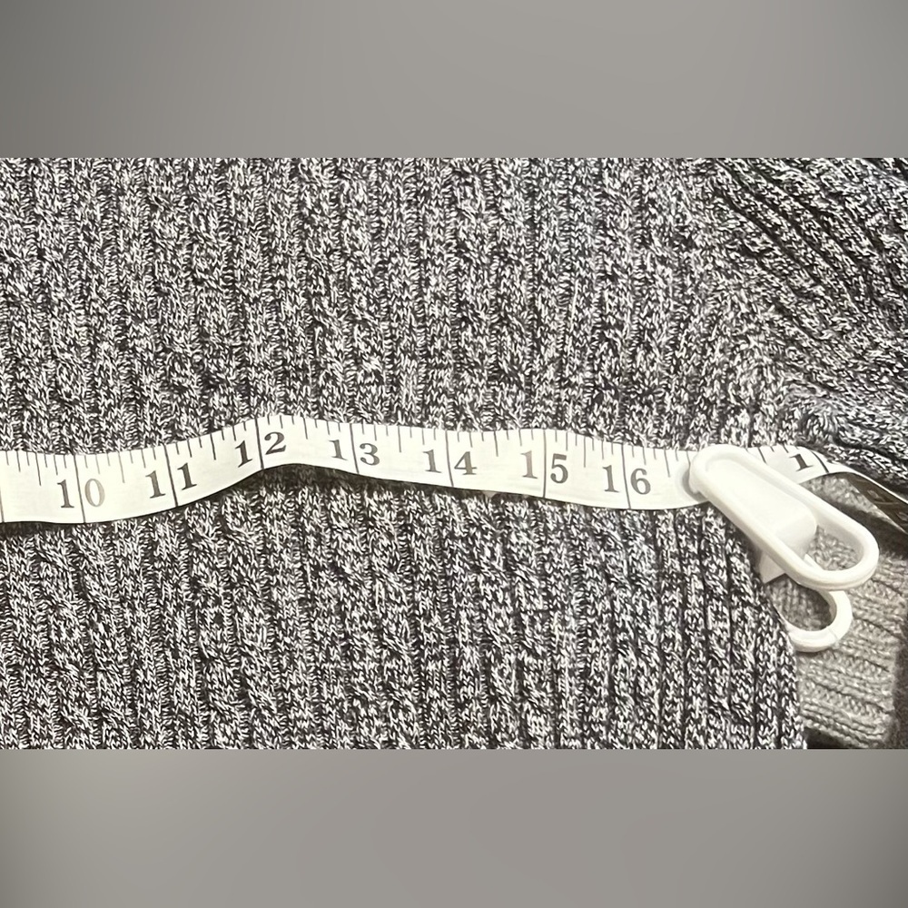 Croft & Barrow Heather Gray Turtleneck Sweater - Picture 7 of 8
